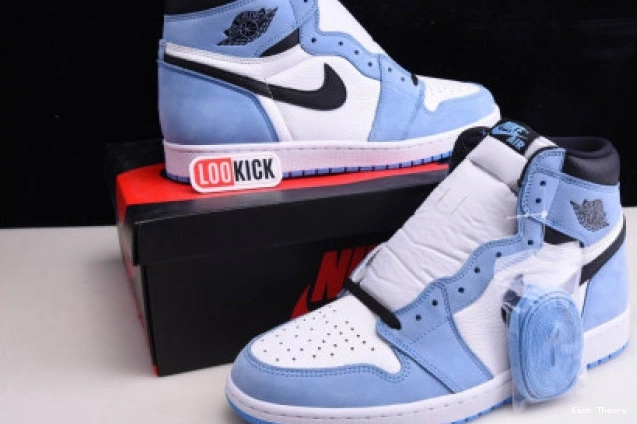 Kicked Out Shoe Store WHITE 1 UNIVERSITY 555088-134 RETRO JORDAN AIR HIGH BLUE BLACK 0723